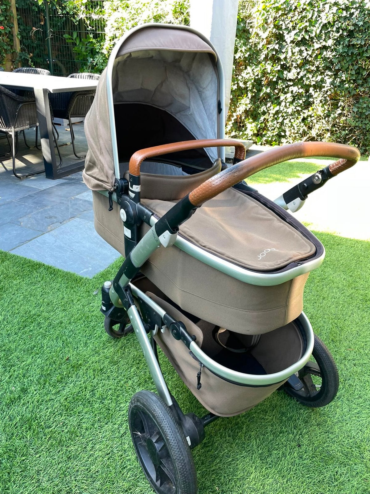 Joolz Geo Kinderwagen Elephant Green Compleet, Gebruikt, Combiwagen, Met autostoeltje, Ophalen