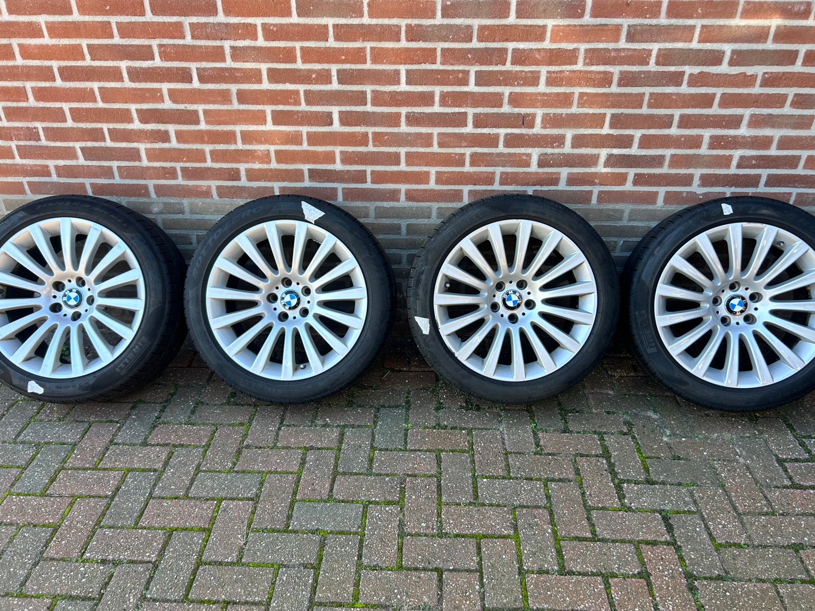 Bmw f01 7 serie winterset 245/45/19. 5x120, Banden en Velgen, Winterbanden, Personenwagen, Ophalen