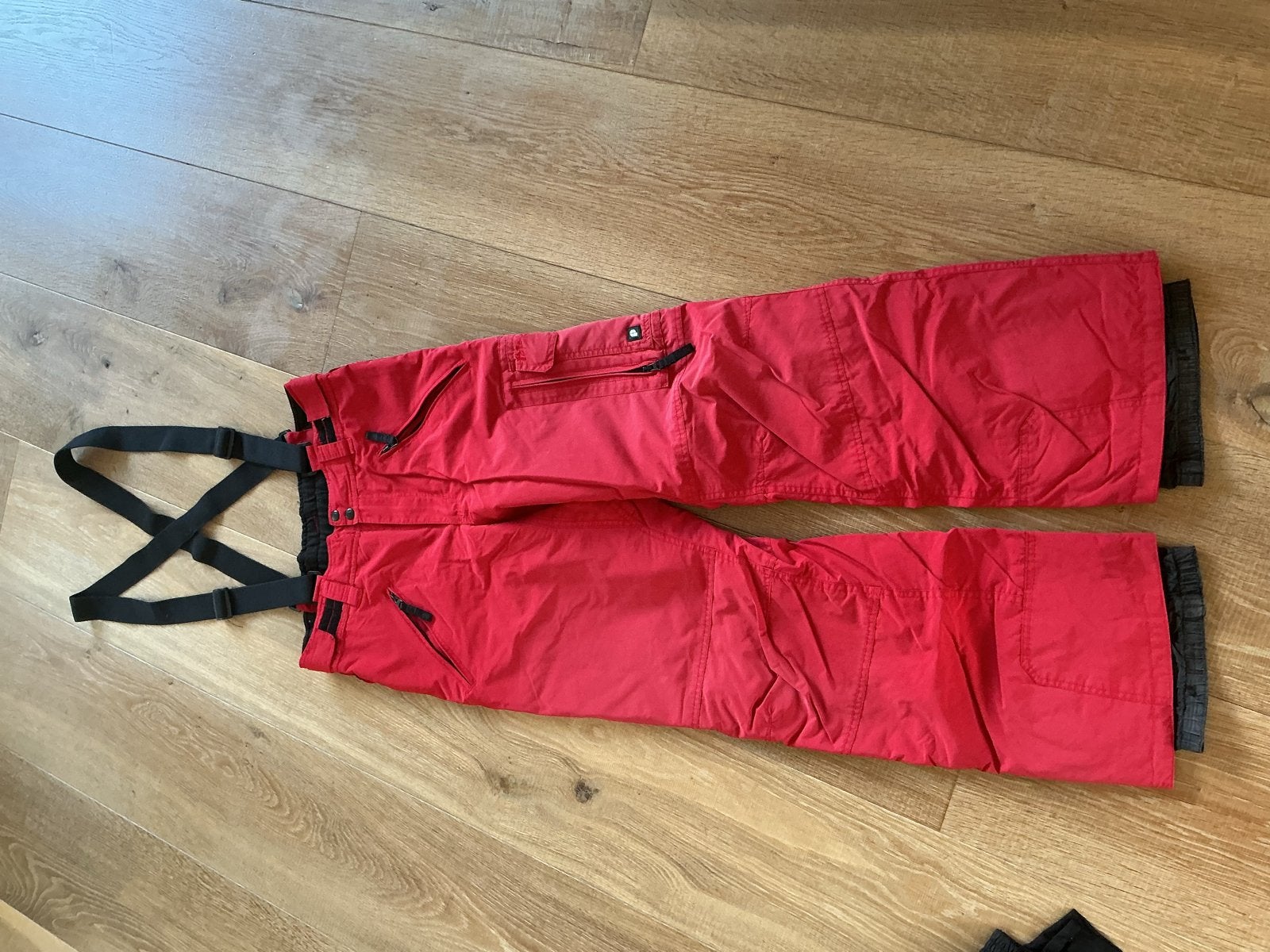 Protest skibroek rood met bretels - Maat 36 (S), Ophalen, Protest, 100 tot 140 cm, Zo goed als nieuw