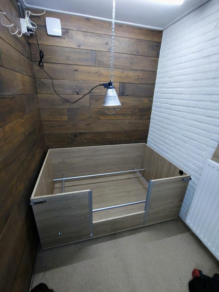 Werpkist te huur, 110 cm of meer, Minder dan 65 cm, Hondenhok, Ophalen of Verzenden