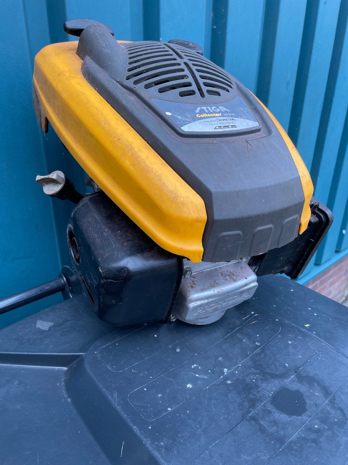 Honda Motor gcv 160 5pk met autochoke, Ophalen, Cirkelmaaier, Gebruikt, Benzine-grasmaaier