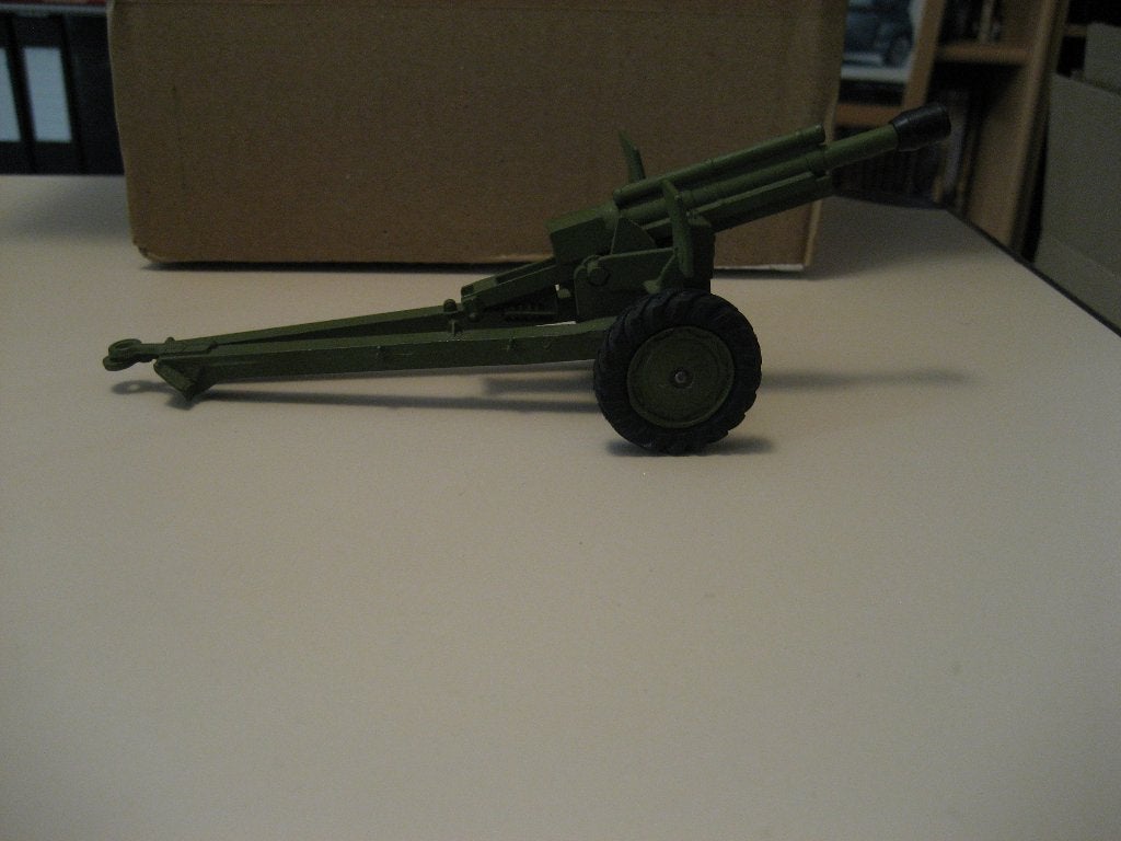 Dinky Toy 609 105mm Howitzer, Hobby en Vrije tijd, Modelauto's | 1:32, Verzenden, Gebruikt, Auto, Dinky Toys