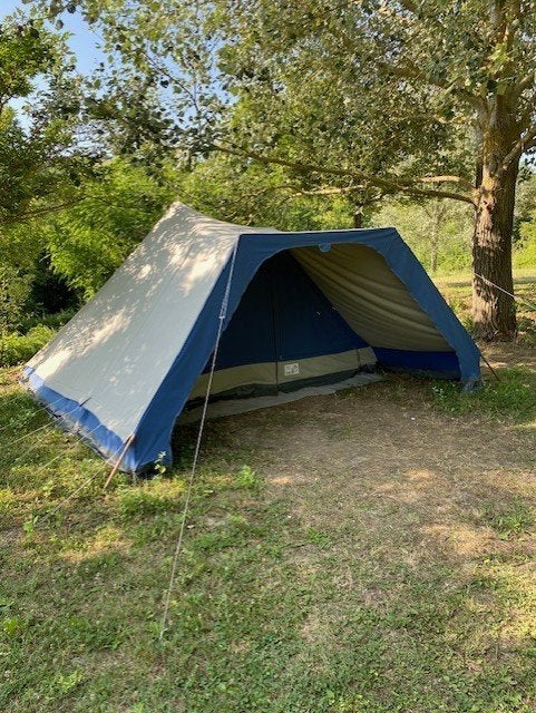 Ruime Vrijbuiter piramidetent, 100% Ten Cate katoen, Caravans en Kamperen, Tenten, Ophalen, Gebruikt, Tot en met 4