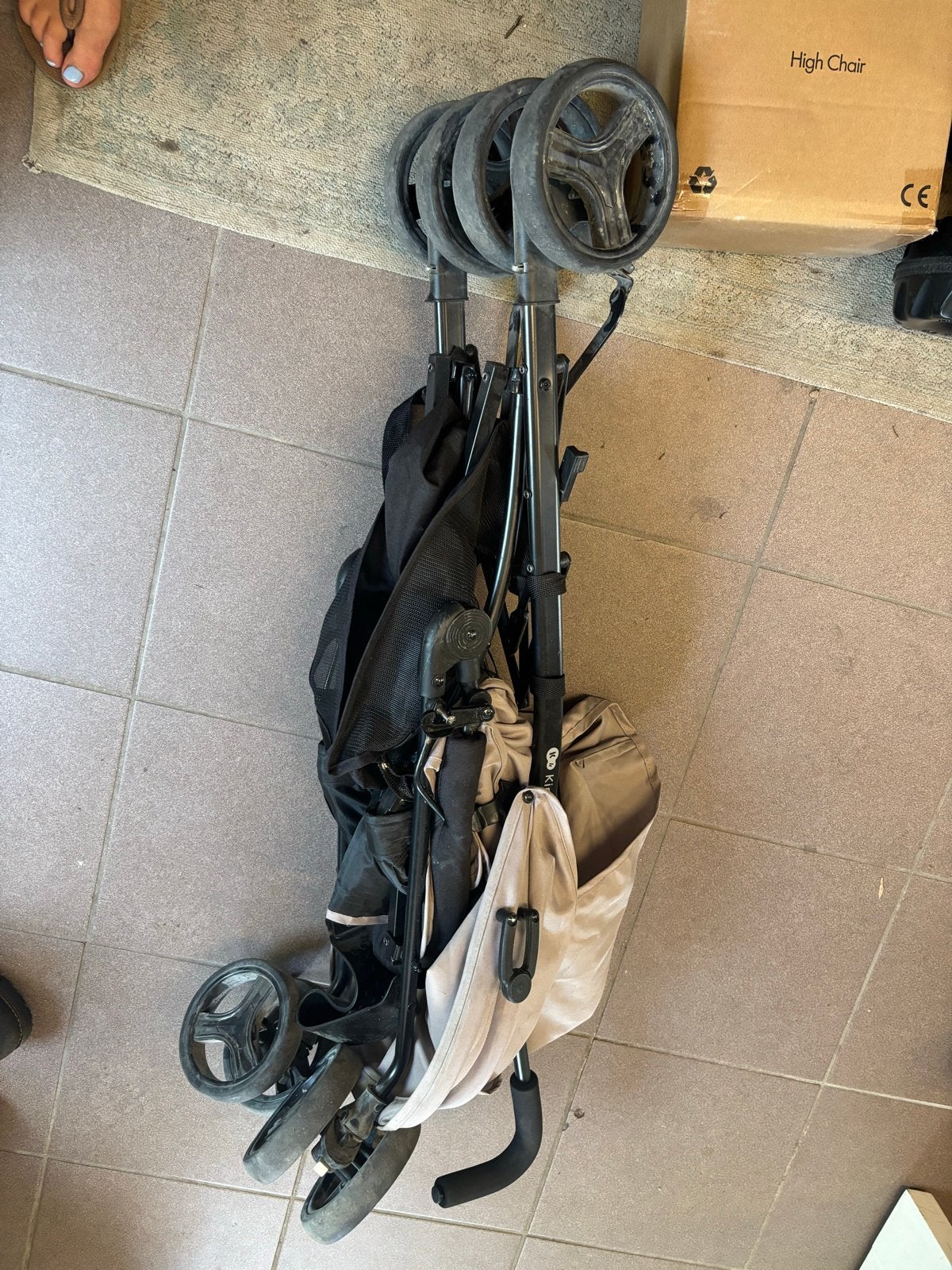 Gebruikte buggy met zonnekap, Ophalen, Gebruikt, Overige merken, Verstelbare rugleuning