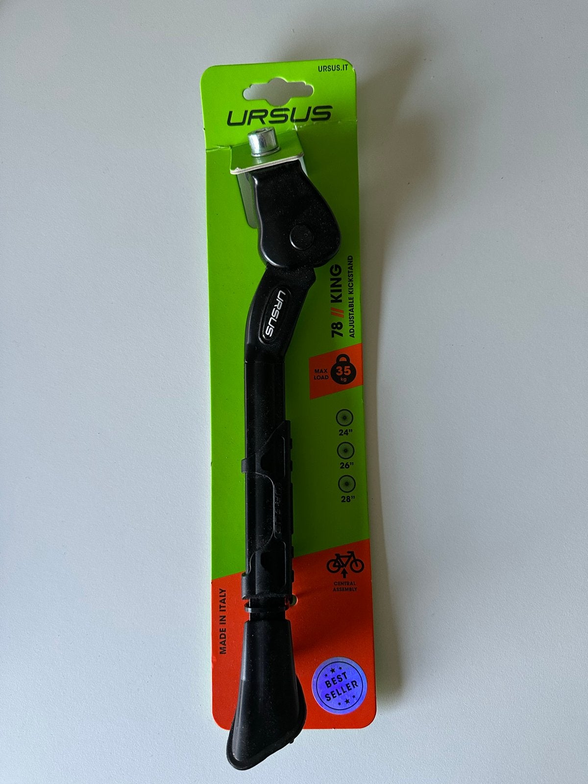 Ursus King 78 verstelbare fietsstandaard 24-28 inch, Overige typen, Nieuw, Aluminium, Ophalen