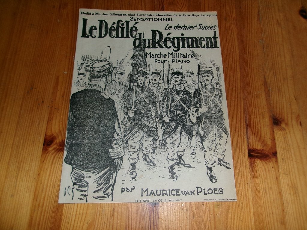 Maurice van ploeg - le defile du regiment, Muziek en Instrumenten, Gebruikt, Ophalen of Verzenden, Artiest of Componist, Piano