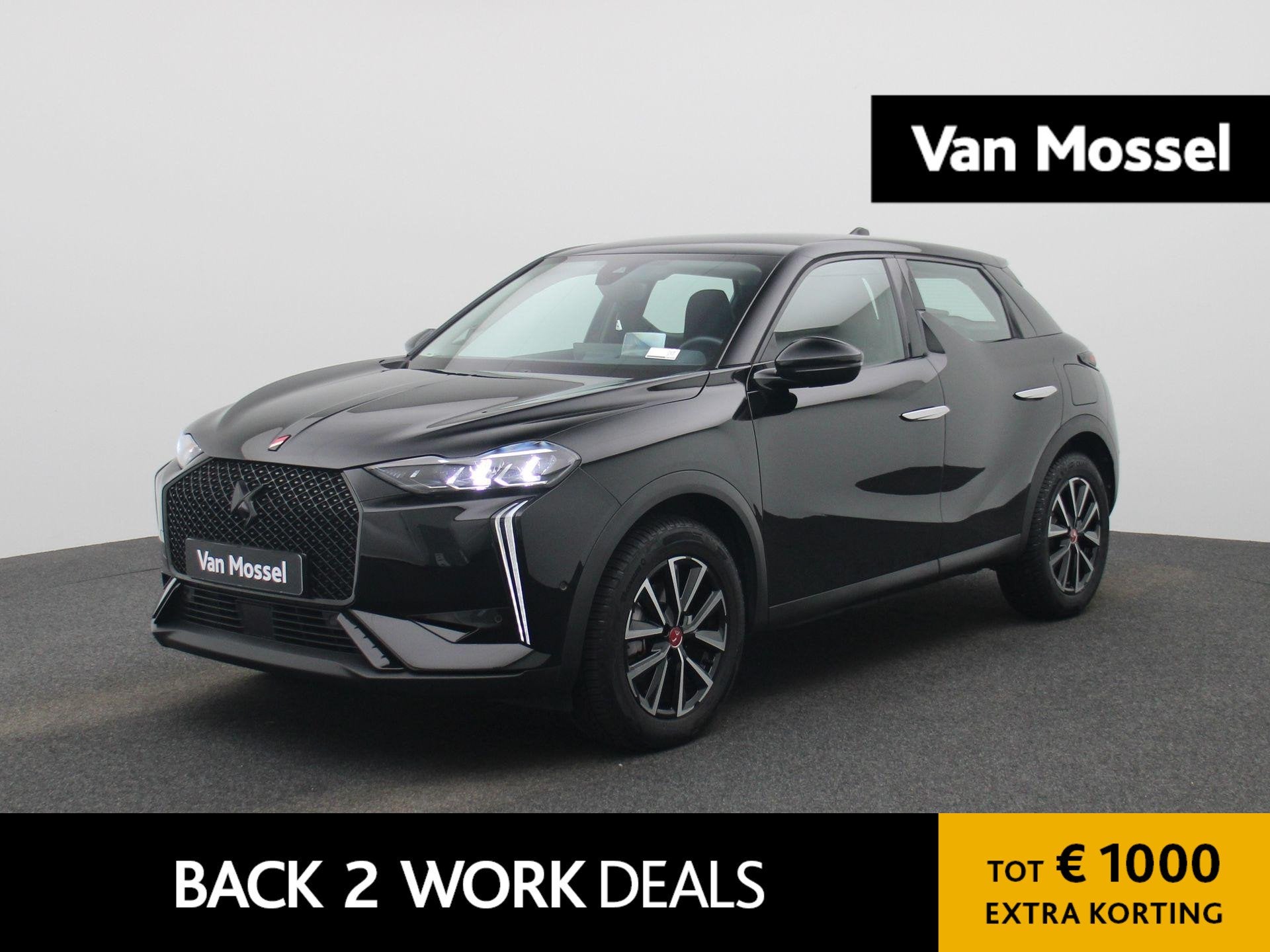 DS DS 3 Crossback E-Tense PERFORMANCE Line + | Head-up Displ, Auto's, 12 maanden, Gebruikt, Zwart, 320 km