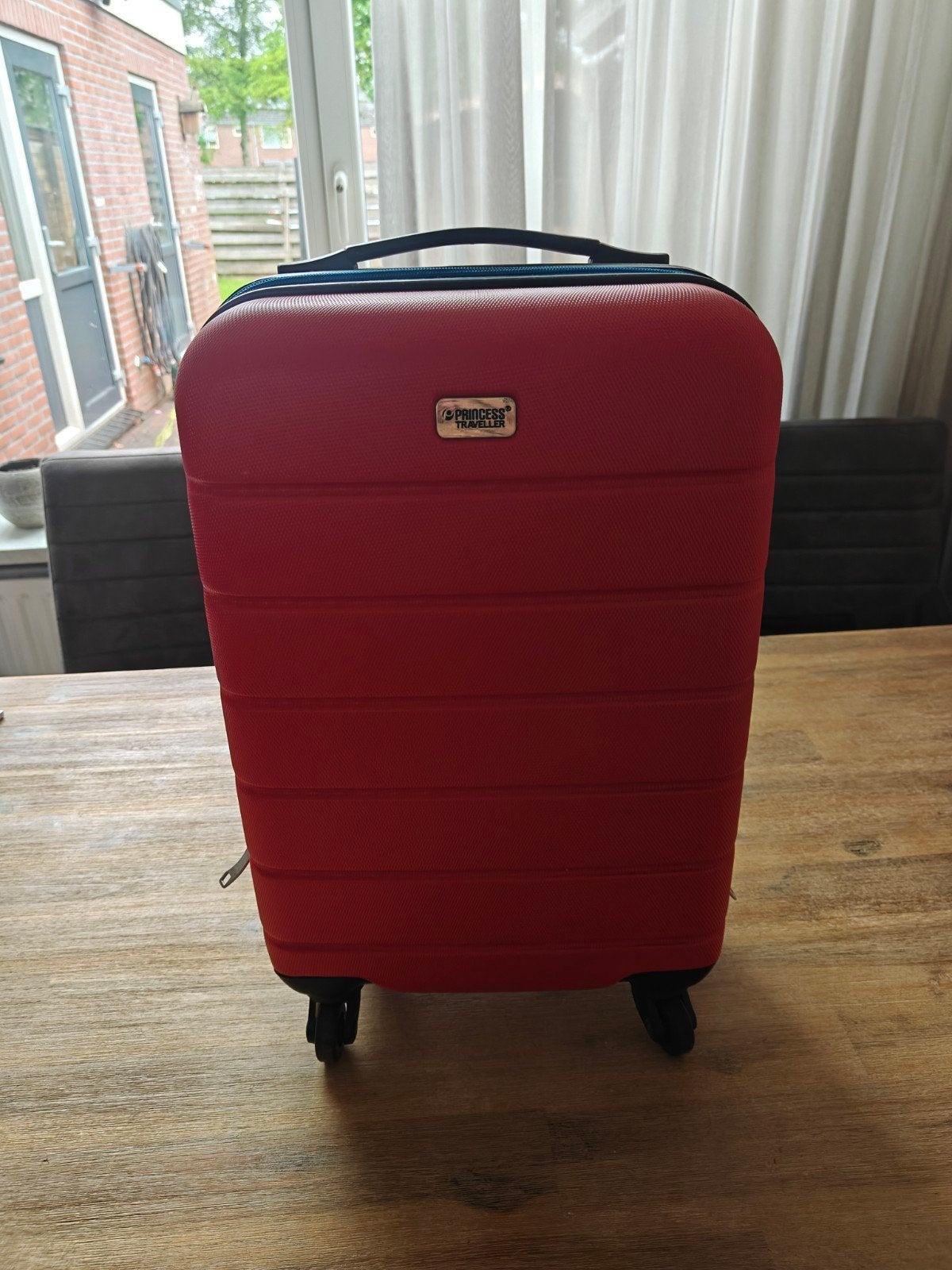 Princess Traveller Koffer Rood - Handbagage, Ophalen, Gebruikt, Rood, Wieltjes