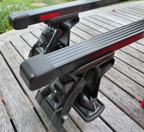 Mont Blanc RoofBars AMC S52+ met Fix Point Foot 5122, Ophalen, Zo goed als nieuw