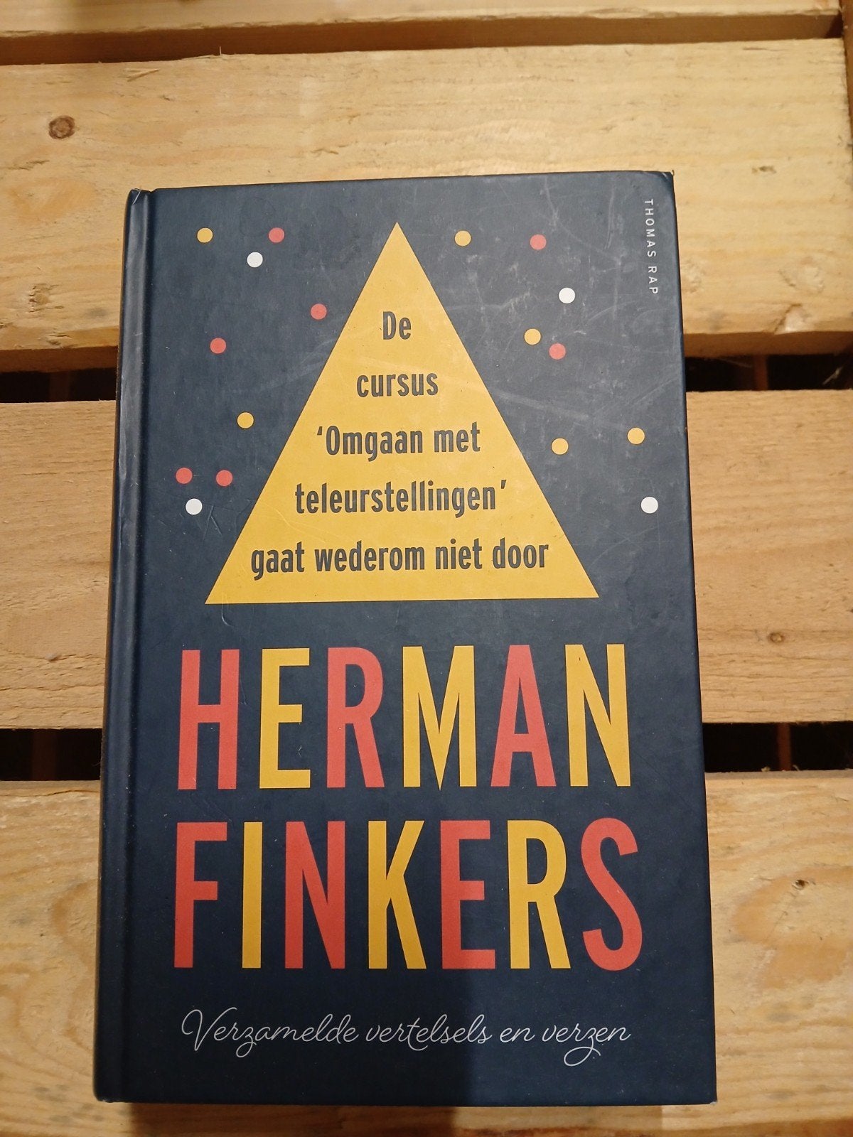 Herman Finkers - De cursus 'Omgaan met teleurstellingen', Ophalen of Verzenden, Zo goed als nieuw, Herman Finkers