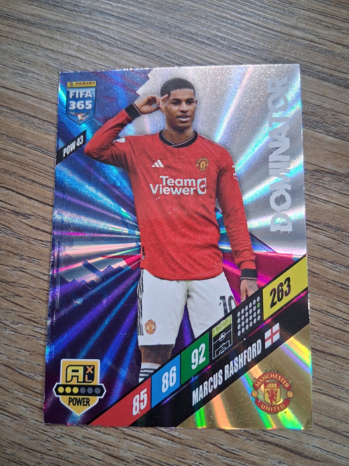 FIFA 365 Panini Marcus Rashford Manchester United kaart, Ophalen of Verzenden, Zo goed als nieuw, Buitenlandse clubs, Spelerskaart