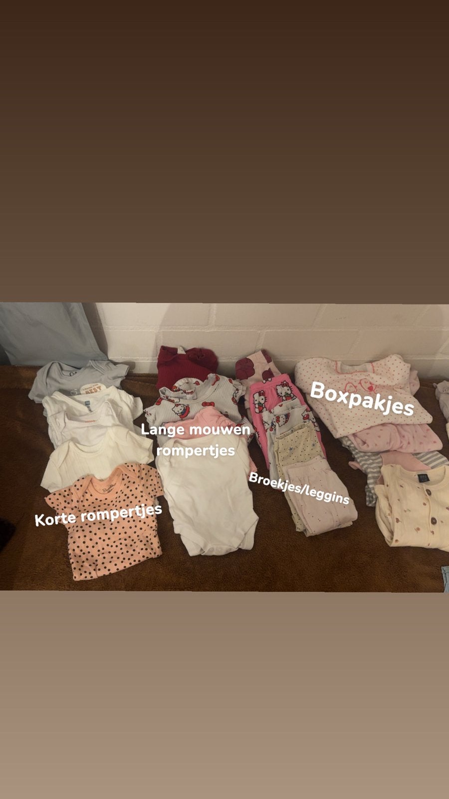 Groot kledingpakket voor baby's (maat 44-68), Kinderen en Baby's, Babykleding | Baby-kledingpakketten, Ophalen of Verzenden, Nieuw