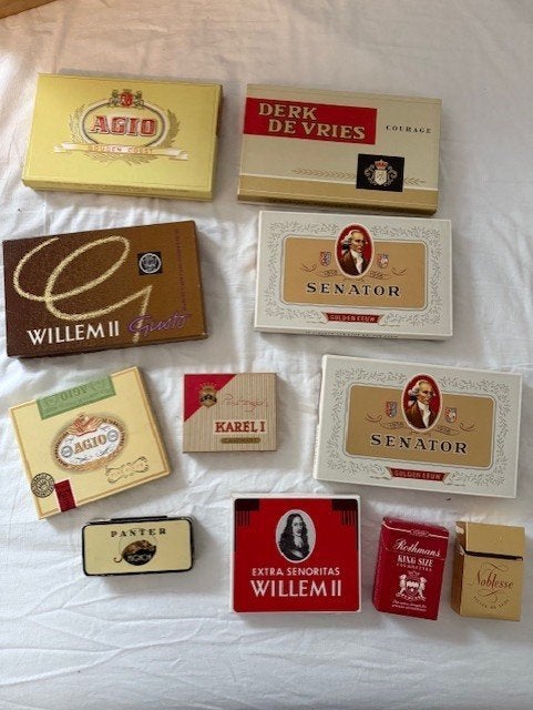 Sigarendoosjes, Ophalen of Verzenden, Gebruikt, Sigarenbandjes