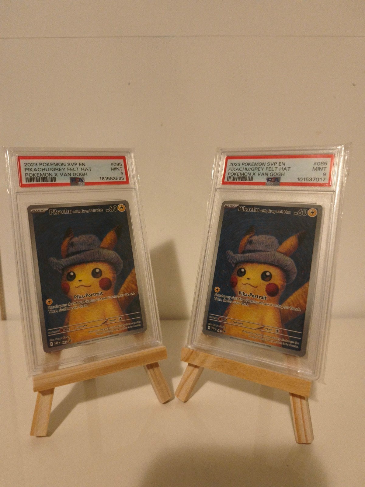 Pikachu van Gogh PSA 9 Pokémon Kaart, Ophalen of Verzenden, Nieuw