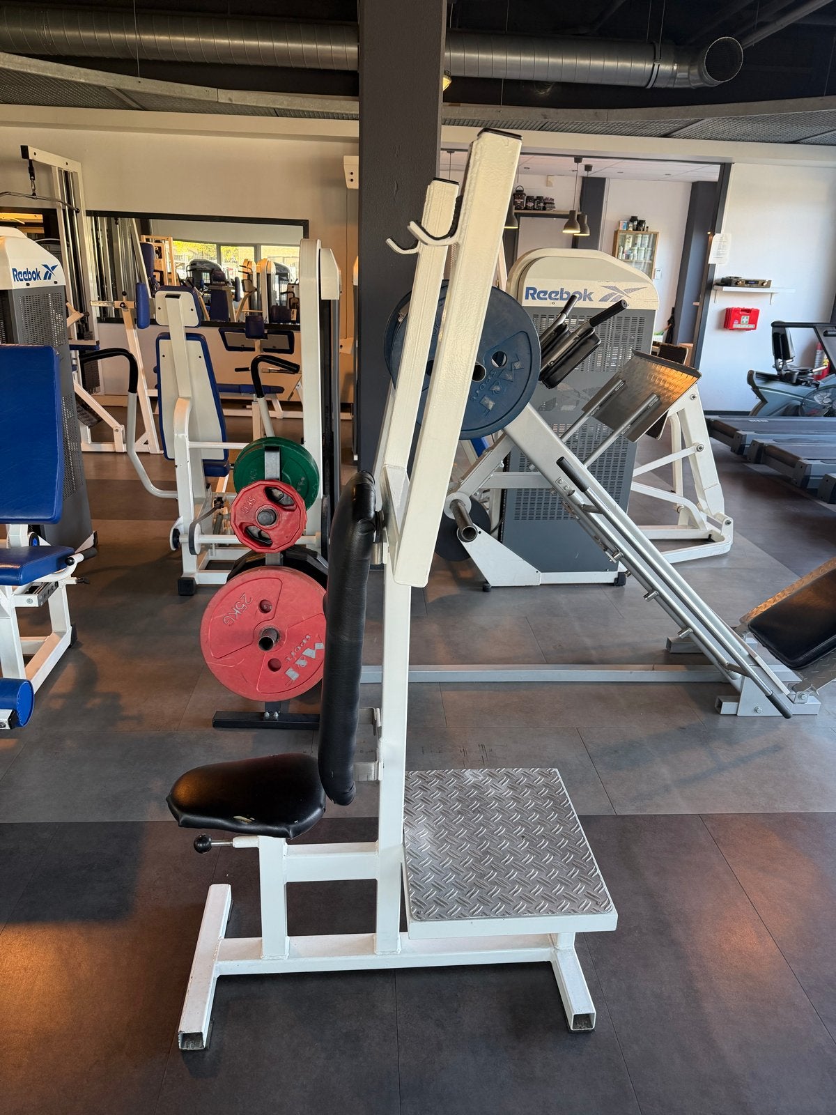 Shoulder press bench - krachtstation, Sport en Fitness, Fitnessapparatuur, Ophalen, Gebruikt, Krachtstation, Metaal