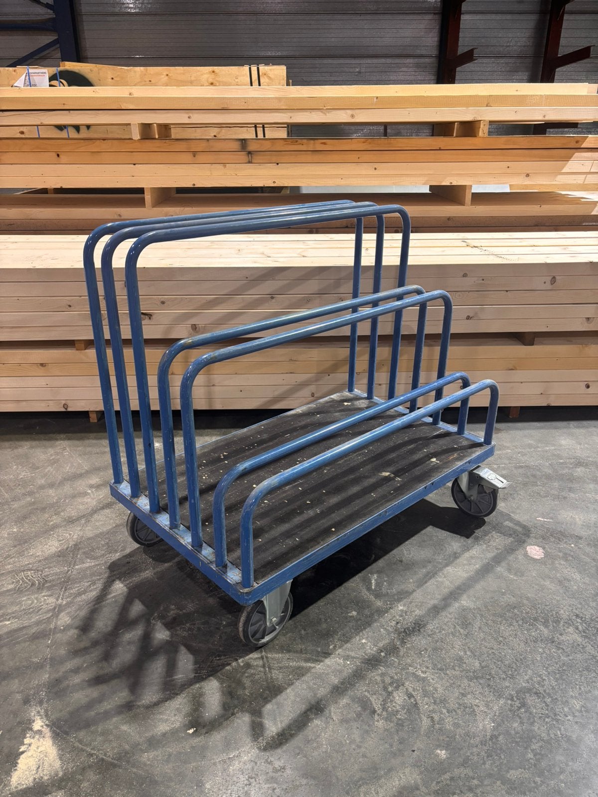 Platenwagen 1 st Fetra 80x120cm, Ophalen, Gebruikt