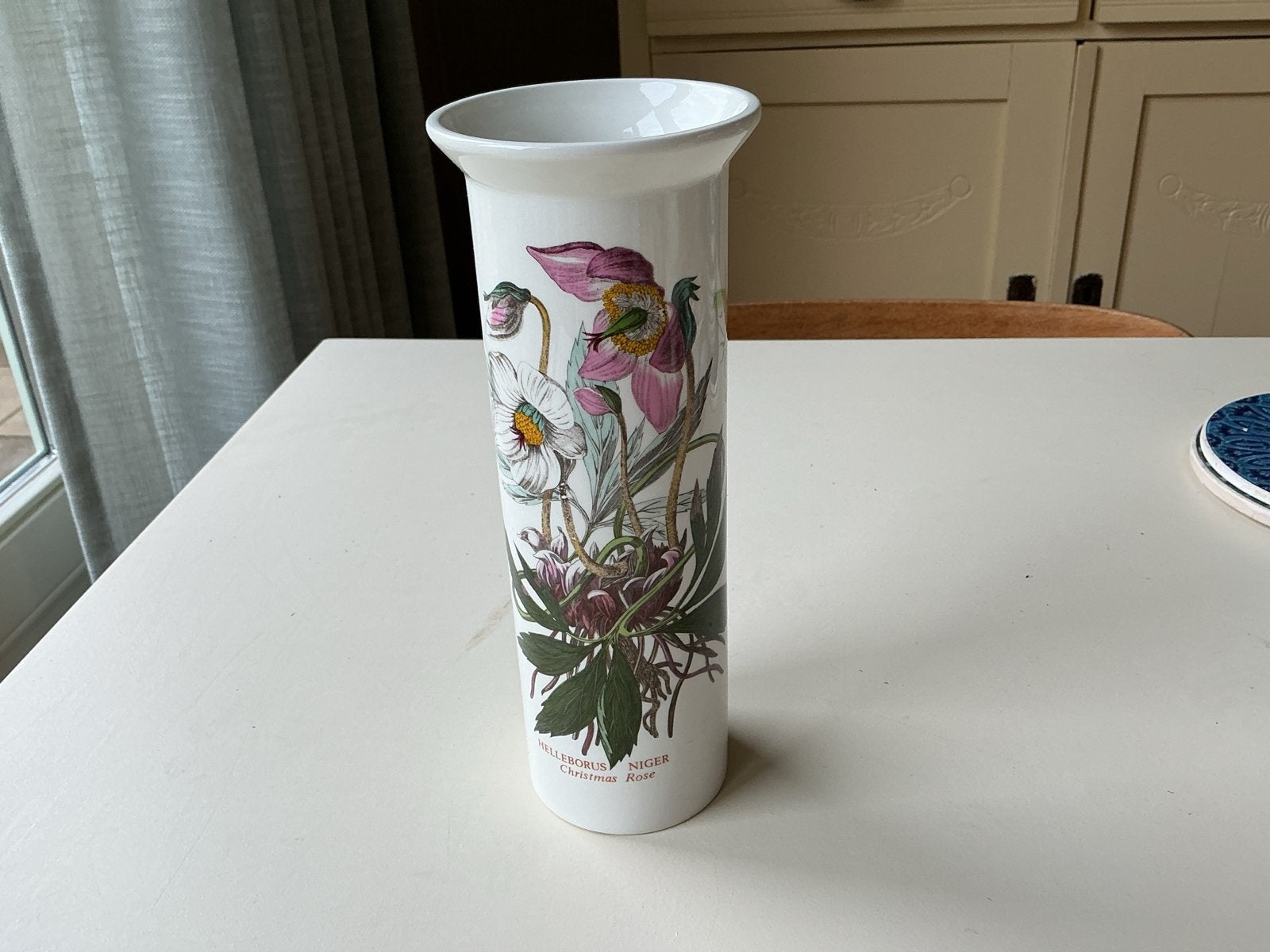 Portmeirion Botanische Vaas - Helleborus Niger, Ophalen of Verzenden, Zo goed als nieuw, Overige stijlen, Overige typen