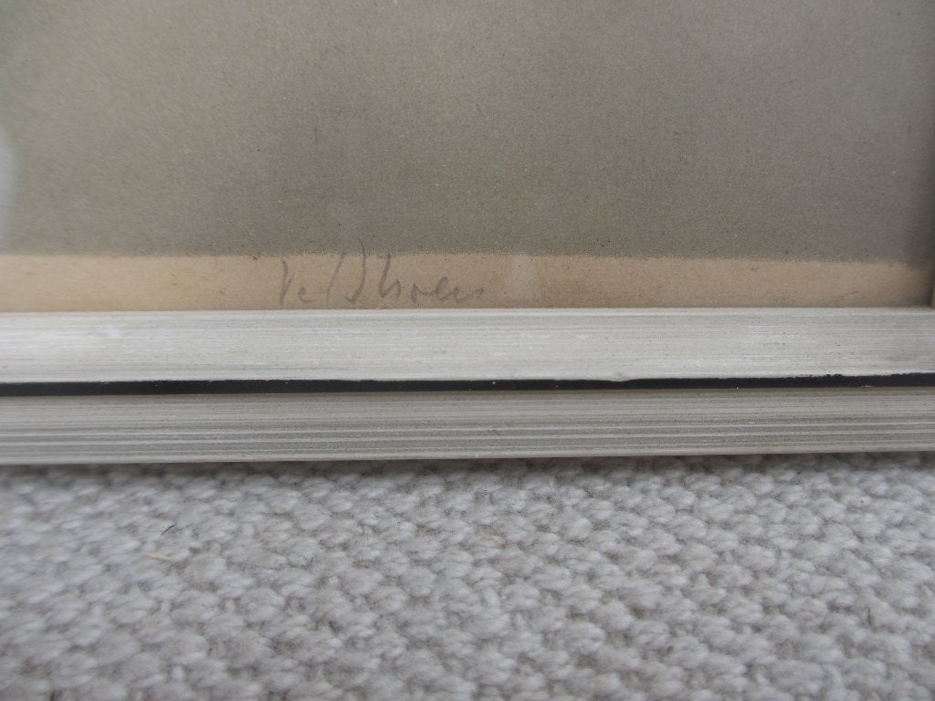 Aat Veldhoen "Lotje & Martijn" Rota print/ gesigneerd 1961, Portret en Figuren, Ophalen of Verzenden, Lithografie, Gesigneerd
