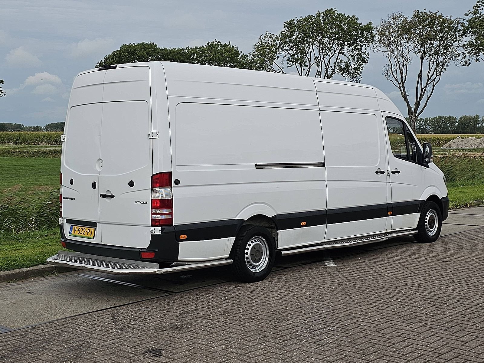 MERCEDES-BENZ SPRINTER 311 l3h2 post-nl koerier, Auto's, Automaat, Gebruikt, Euro 6, Wit