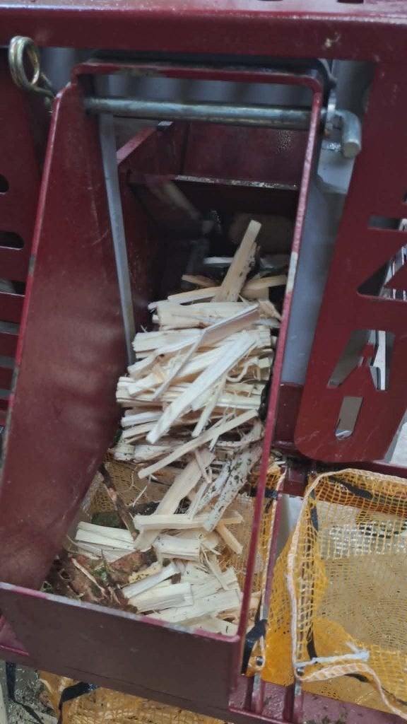 BGU aanmaakhoutmachine/zaagkloofmachine, Tuin en Terras, Ophalen, Gebruikt, Elektrisch, Liggend
