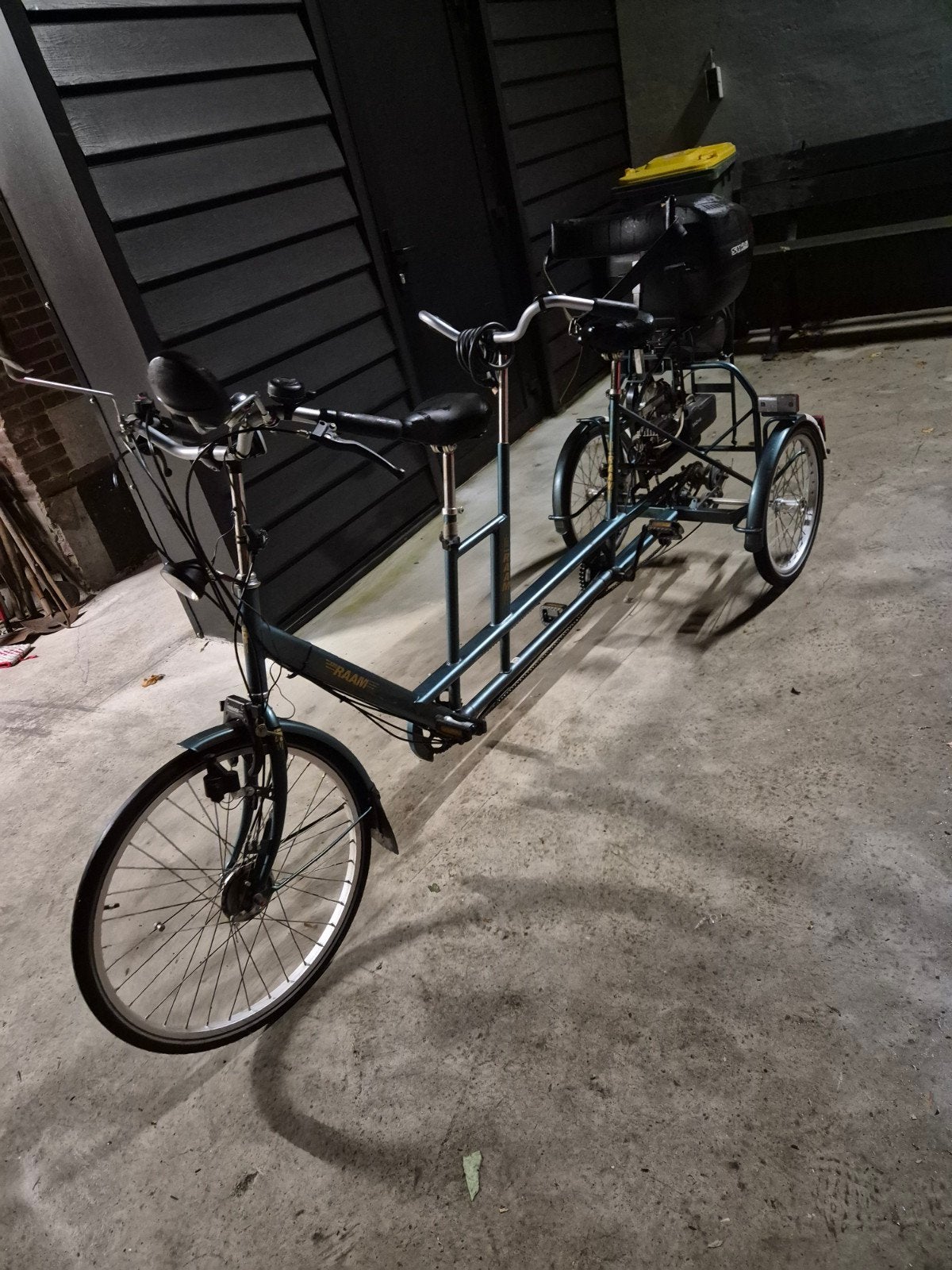 van raam tandem fiets met sachs /sparta hulpmotor, 55 cm of meer, Ophalen, Minder dan 49 cm, Minder dan 10 versnellingen