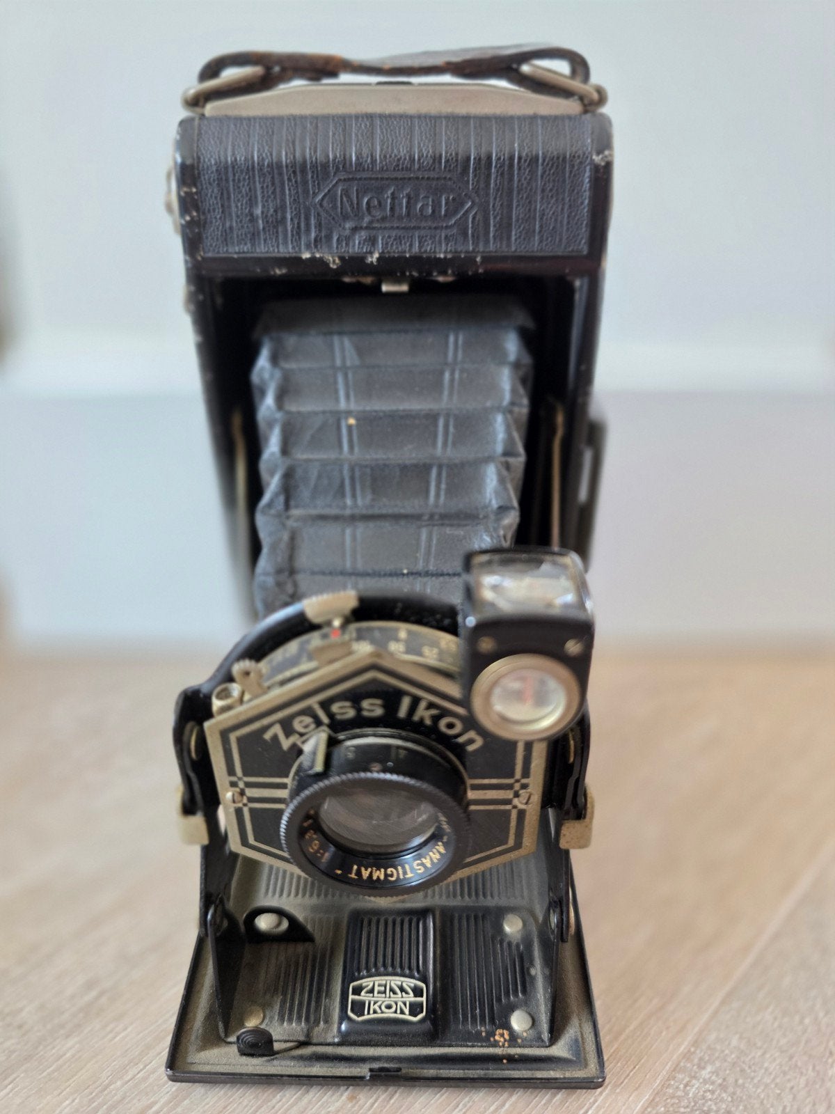 Antieke Zeiss Ikon Nettar Klapcamera | Jaren 30 Art Deco, Audio, Tv en Foto, Fotocamera's Analoog, Ophalen of Verzenden, Gebruikt