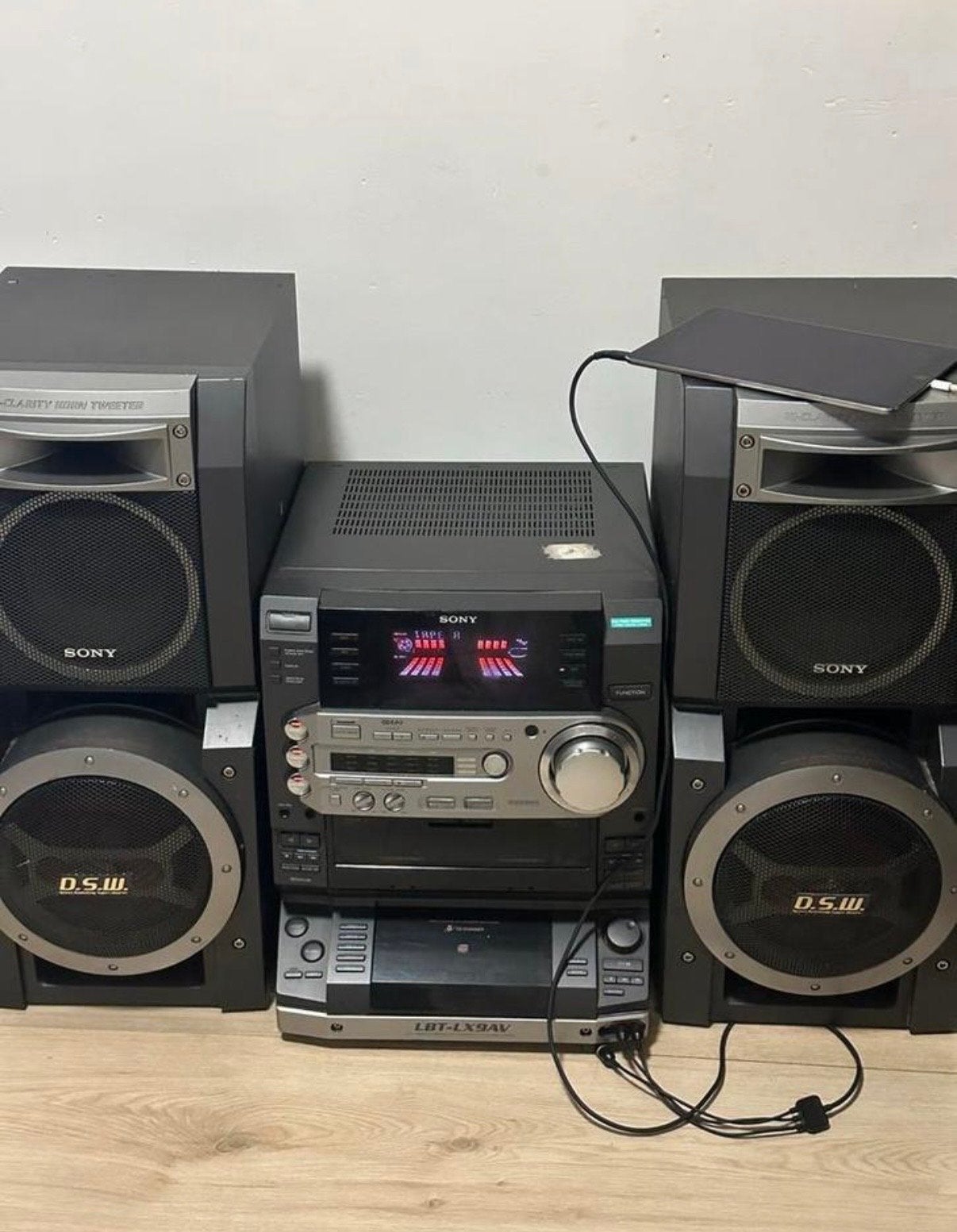 Sony LBT-LX9AV Hifi Set met Speakers 3 en Afstandsbediening