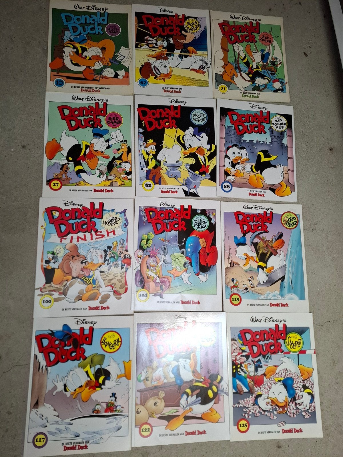 Donald Duck De Beste Verhalen 12x, Complete serie of reeks, Ophalen of Verzenden, Gelezen, Walt Disney