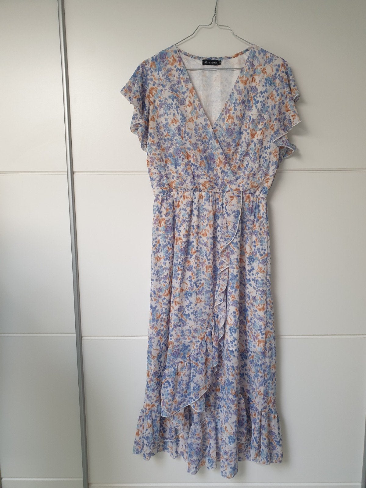 Papillonne L jurk lichtblauw dress bloemen dames zomer, Kleding | Dames, Blauw, Maat 42/44 (L), Papillonne, Ophalen of Verzenden