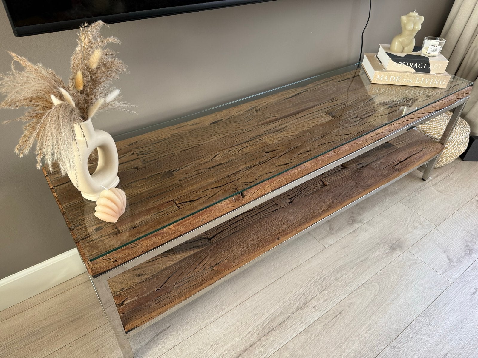 Robuust TV-meubel van Richmond, Ophalen, 100 tot 150 cm, Zo goed als nieuw, Minder dan 100 cm