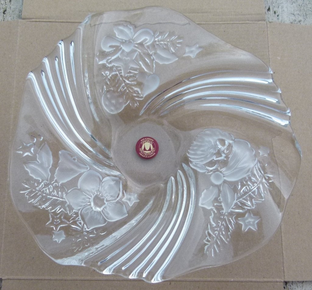Walther Glas Christmas Season Kerst Schaal, Huis en Inrichting, Keuken | Servies, Overige merken, Klassiek, Nieuw, Ophalen of Verzenden