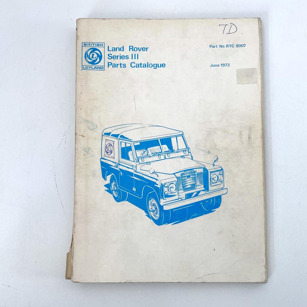 1973 Land Rover series III parts catalogue, Verzenden