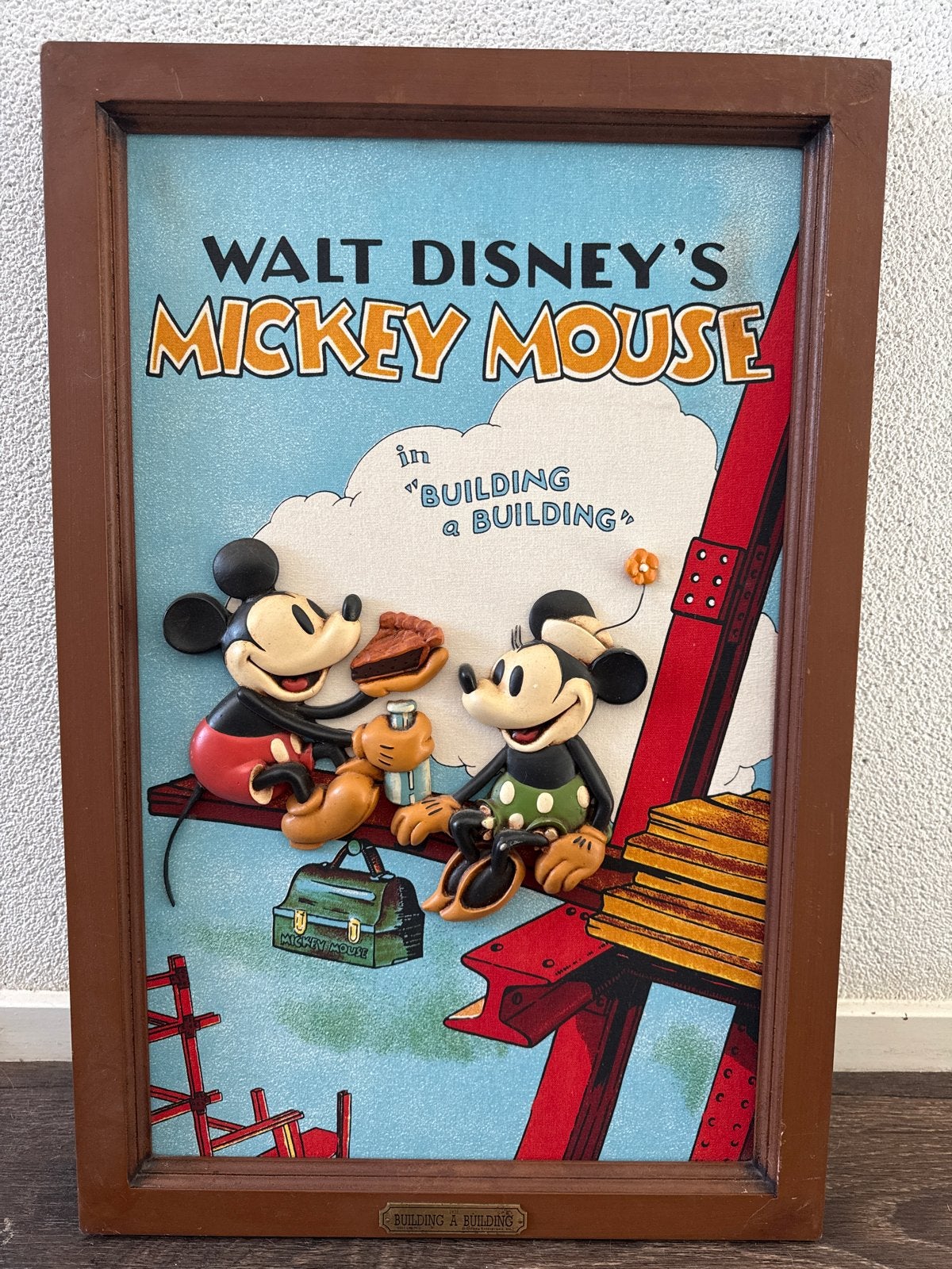 Walt Disney's Mickey Mouse 3D schilderij, Ophalen of Verzenden, Mickey Mouse, Gebruikt, Overige typen