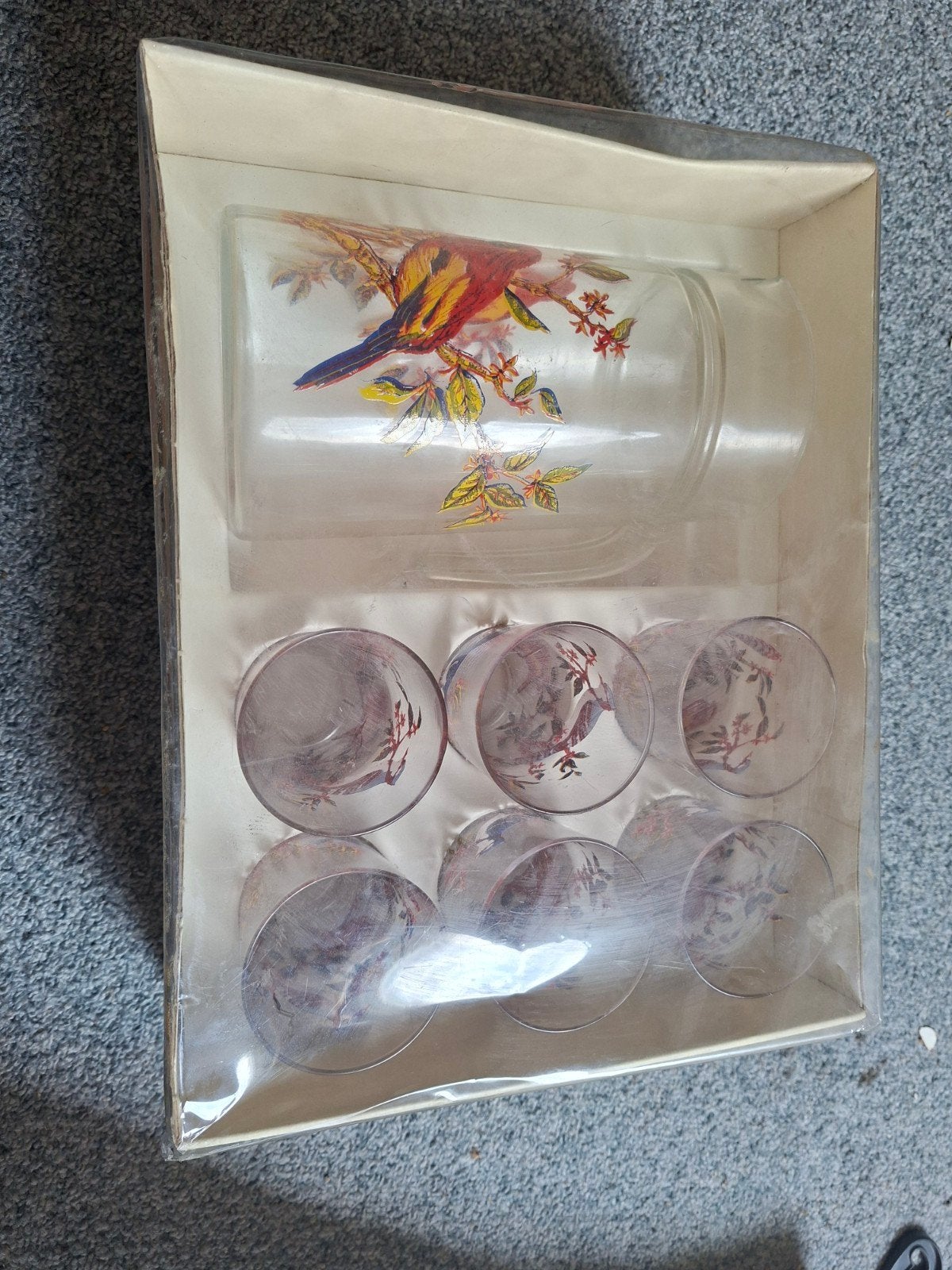 Vintage Luminarc Service Canada Glazen Set met Kan, Ophalen