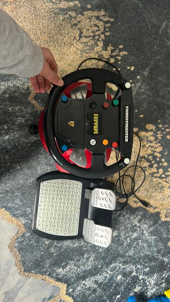 F1 thrustmaster, Ophalen, Zo goed als nieuw, Compleet systeem