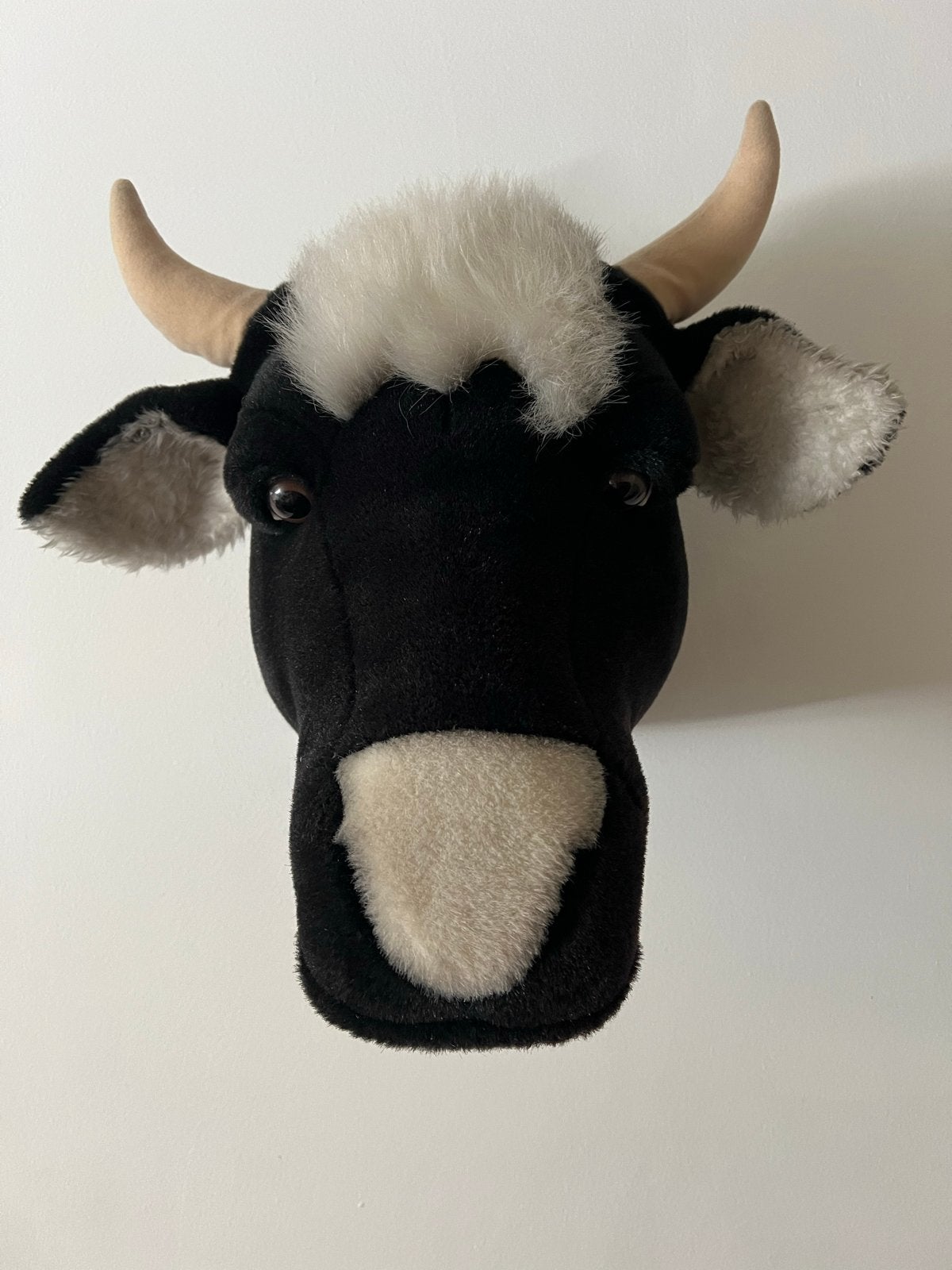 Set van 5 Bibib pluche dierenkoppen voor wanddecoratie, Ophalen, Zo goed als nieuw