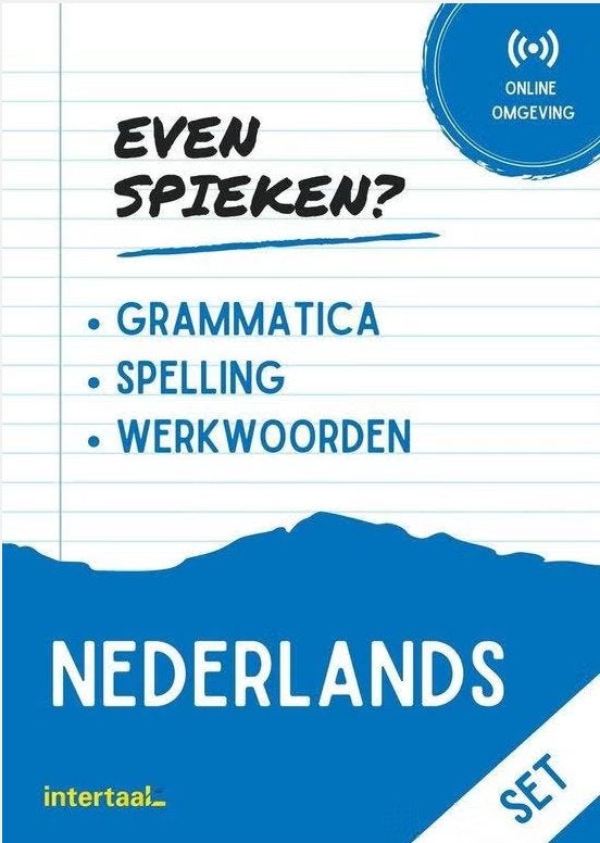 Even Spieken Nederlands, VWO, Ophalen of Verzenden, Zo goed als nieuw, Intertaal