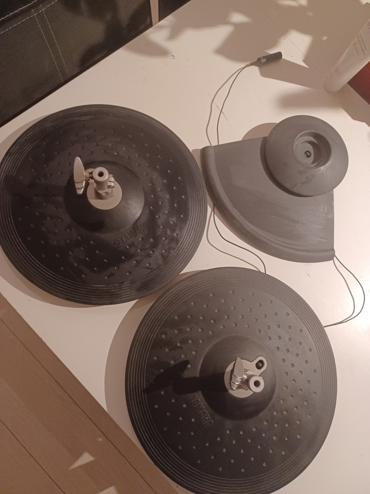 Yamaha 2x hi hat en 1 x bekken met bell., Ophalen, Zo goed als nieuw, Yamaha, Elektronisch