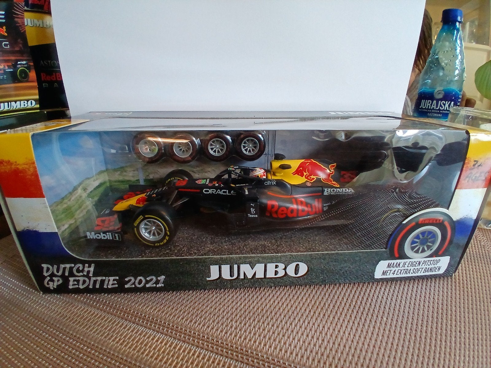 Jumbo Red Bull Racing F1 Max Verstappen Dutch GP Editie 2021, Ophalen of Verzenden, Nieuw