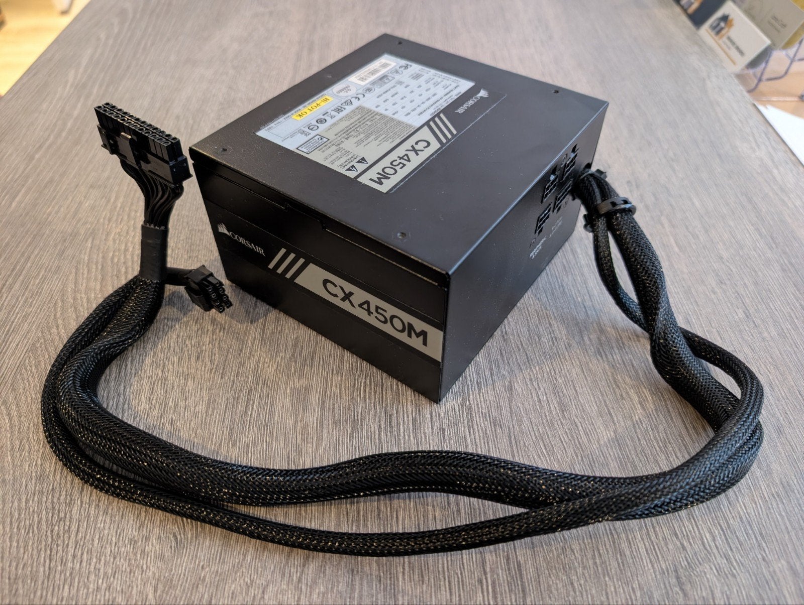 Corsair CX450M, Ophalen, Gebruikt