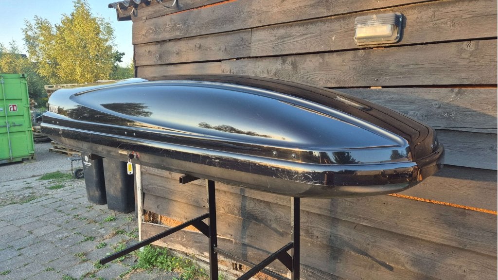 Thule Atlantis 900 XXL dakkoffer zwart inh. 600 ltr., Auto diversen, Ophalen, Gebruikt, Thule Sweden AB, Borggatan 5, 335 73 Hillerstorp, Zweden
