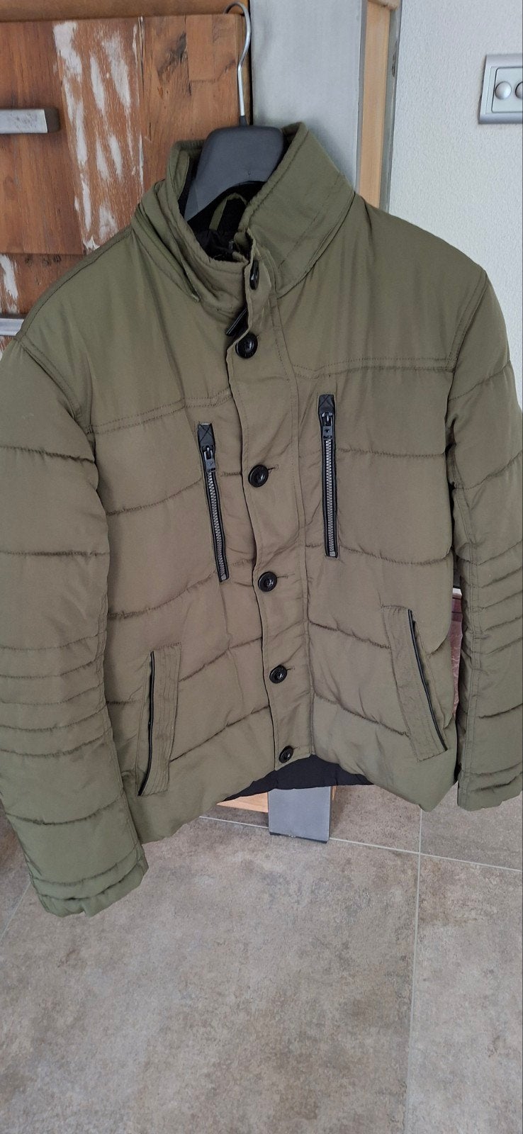 Deze Tom Tailor winterjas in maat L is zo goed als nieuw, Verzenden, Zo goed als nieuw, Groen, Tom Tailor