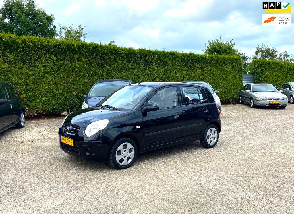 Kia Picanto APK PERFECT RIJDENDE AUTO 2010, 4 cilinders, 400 kg, Zwart, Origineel Nederlands