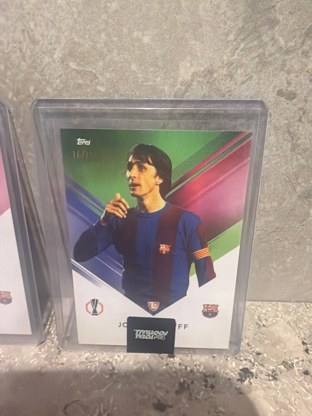 Johan Cruyff Topps Total Football Kaart (18/75 & 92/99), Verzamelen, Ophalen of Verzenden, Zo goed als nieuw, Buitenlandse clubs