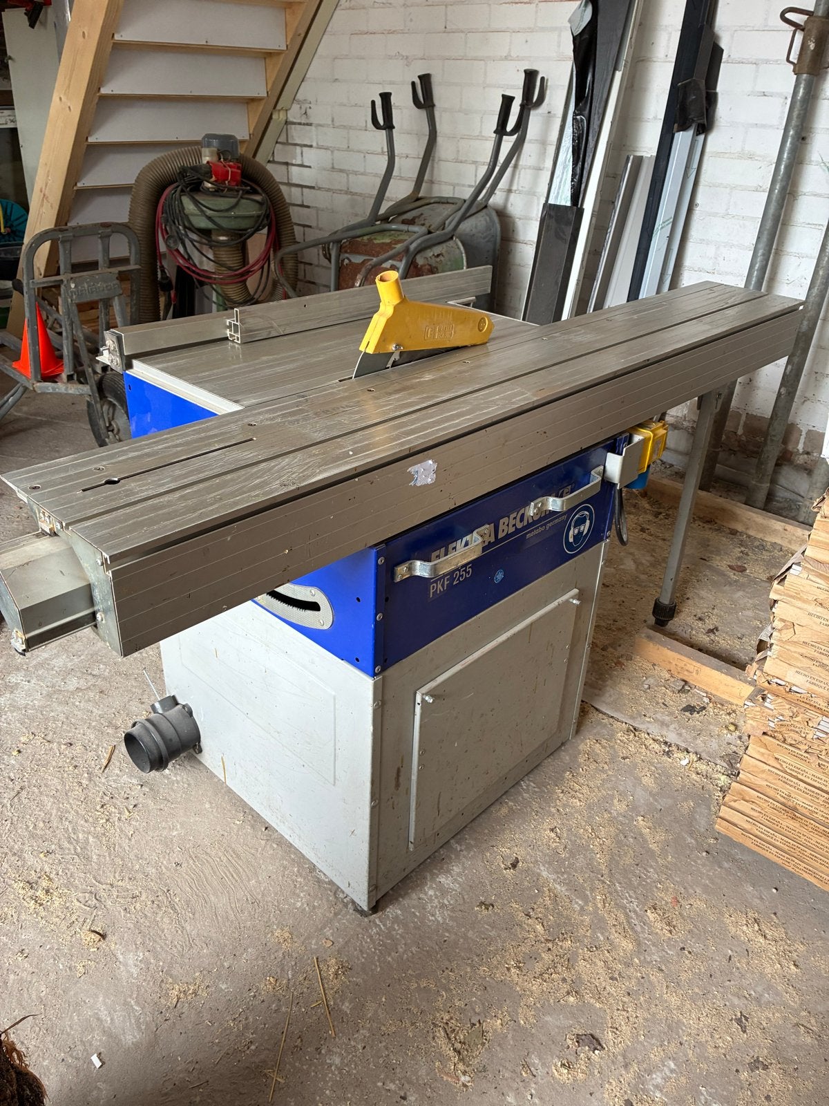 Metabo Elektra Beckum PKF 255 Formaatzaag (Tafelzaag), Ophalen, Gebruikt, 70 mm of meer, Overige typen