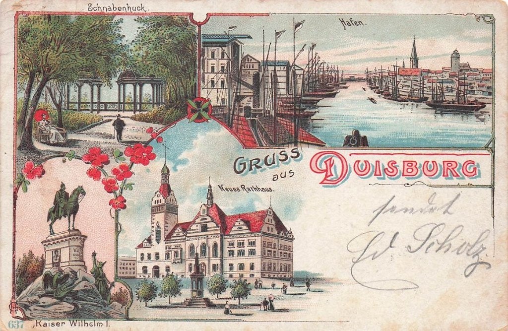 703-107-049 Duisburg, Ophalen of Verzenden, Voor 1920, Duitsland