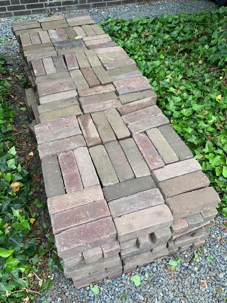 Klinkers 20x6,5x6cm - 12 m2, Tuin en Terras, Tegels en Klinkers, Ophalen, Gebruikt, Klinkers, Natuursteen
