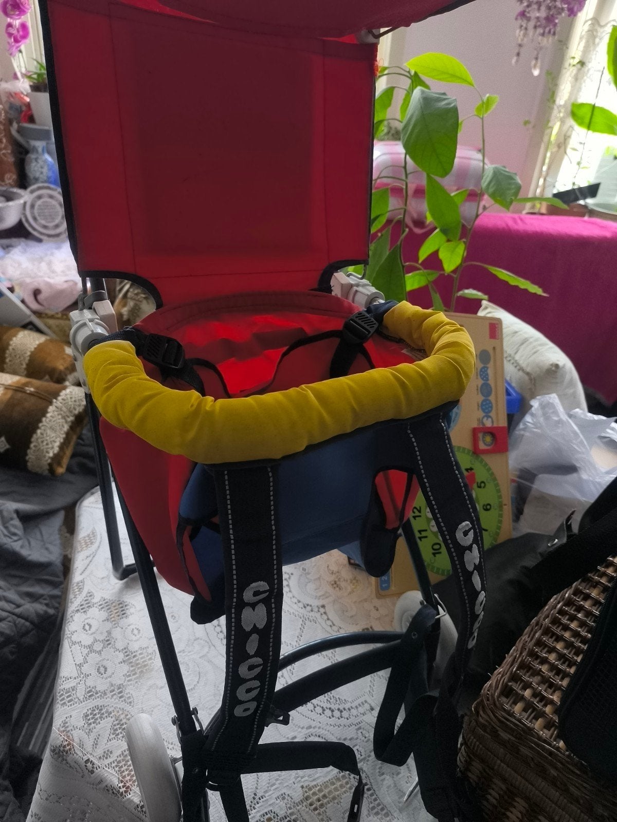 Draag  rugtas stoel voor op reis., Kinderen en Baby's, Overige merken, Ophalen of Verzenden, Zo goed als nieuw, Rug