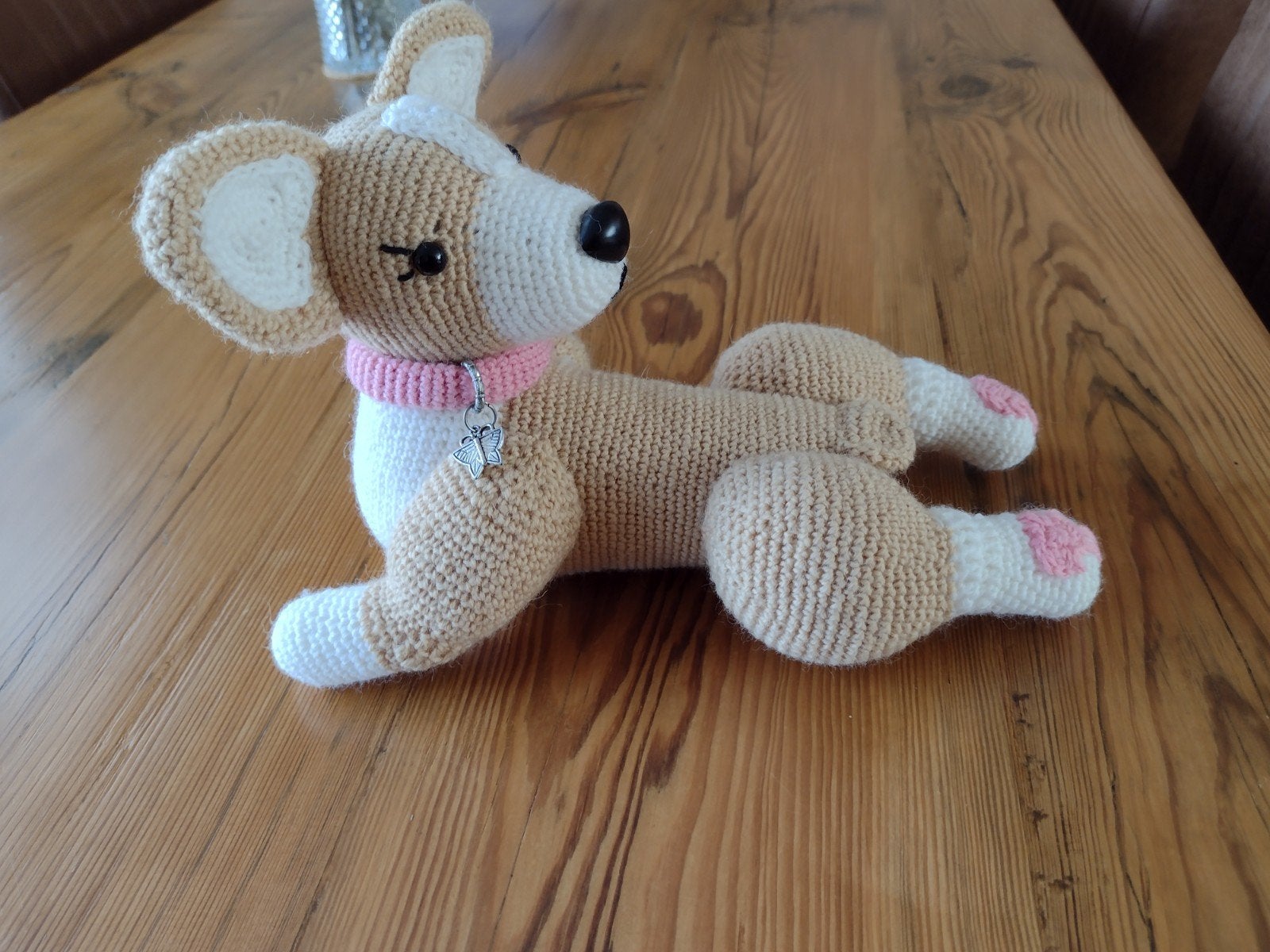 Gehaakte Welsh Corgi, Ophalen of Verzenden, Nieuw, Breien, Naald