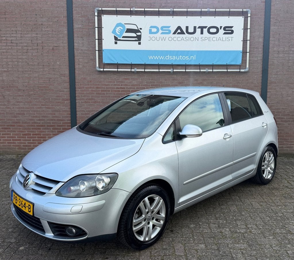Volkswagen Golf Plus 1.4 TSI Comfortline, Auto's, Gebruikt, Zwart, 4 cilinders, Metallic lak